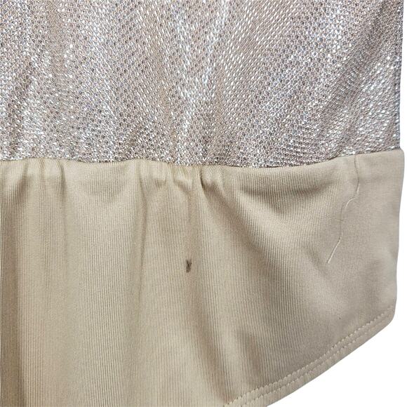 Tularosa Finlay Sparkle Bodysuit in Nude Size XS - Picture 8 of 8